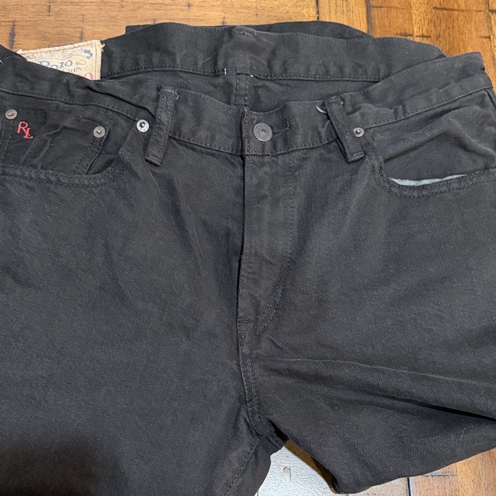 Ralph Lauren Men's Relaxed Black Jeans